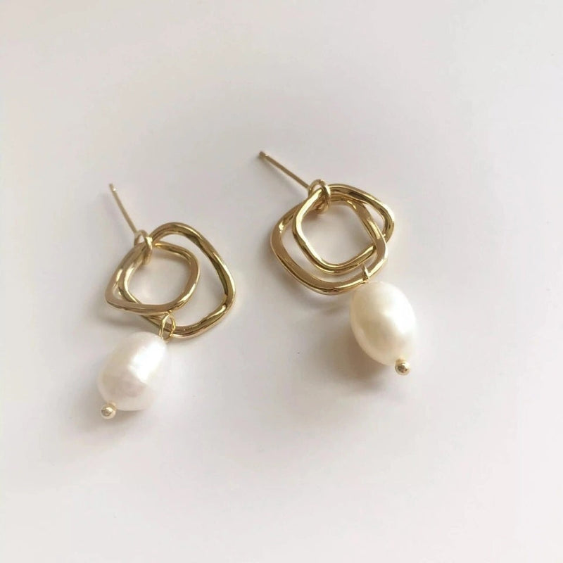 Faith Freshwater Pearl Earrings -Last Chance !! - The Songbird Collection 