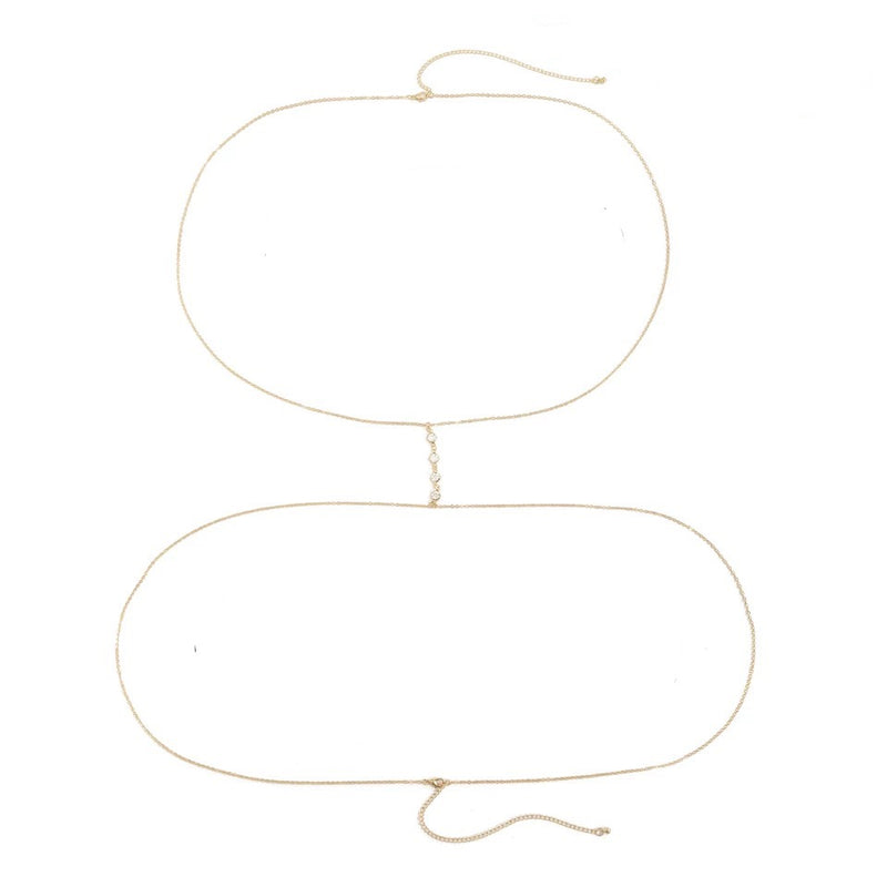 Morning Dew Body Chain-Body Jewelry-The Songbird Collection