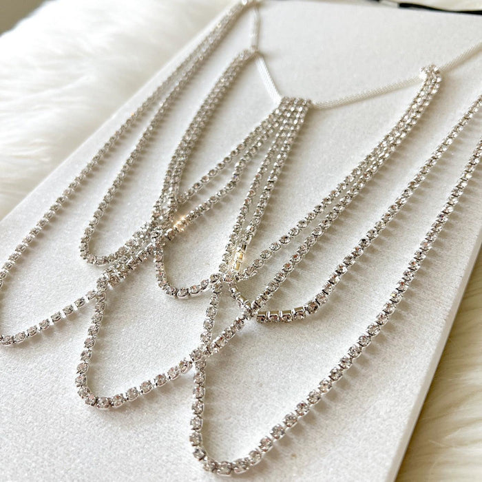 Drippin Glam Rhinestone Leg Chain - The Songbird Collection 