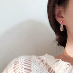 Glitz Safety Pin Earrings - As Seen on Celebrities! - The Songbird Collection 