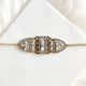 Gold + Clear Stones