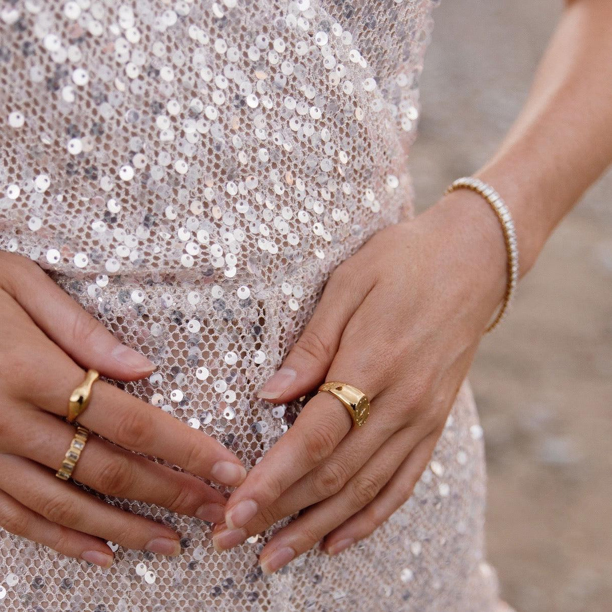 Irregular Wavy Ring-Rings-The Songbird Collection