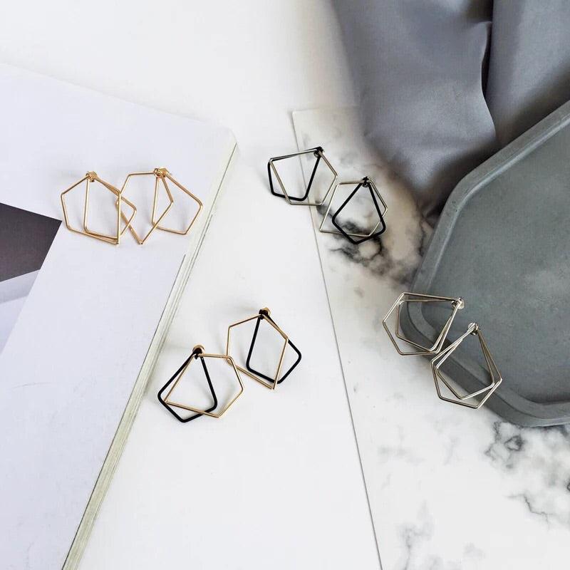 Zendia Geometric Earrings - LAST CHANCE!! - The Songbird Collection 