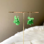 Cyclamen Petal Drop Earrings - 13 COLORS!-Earrings-The Songbird Collection