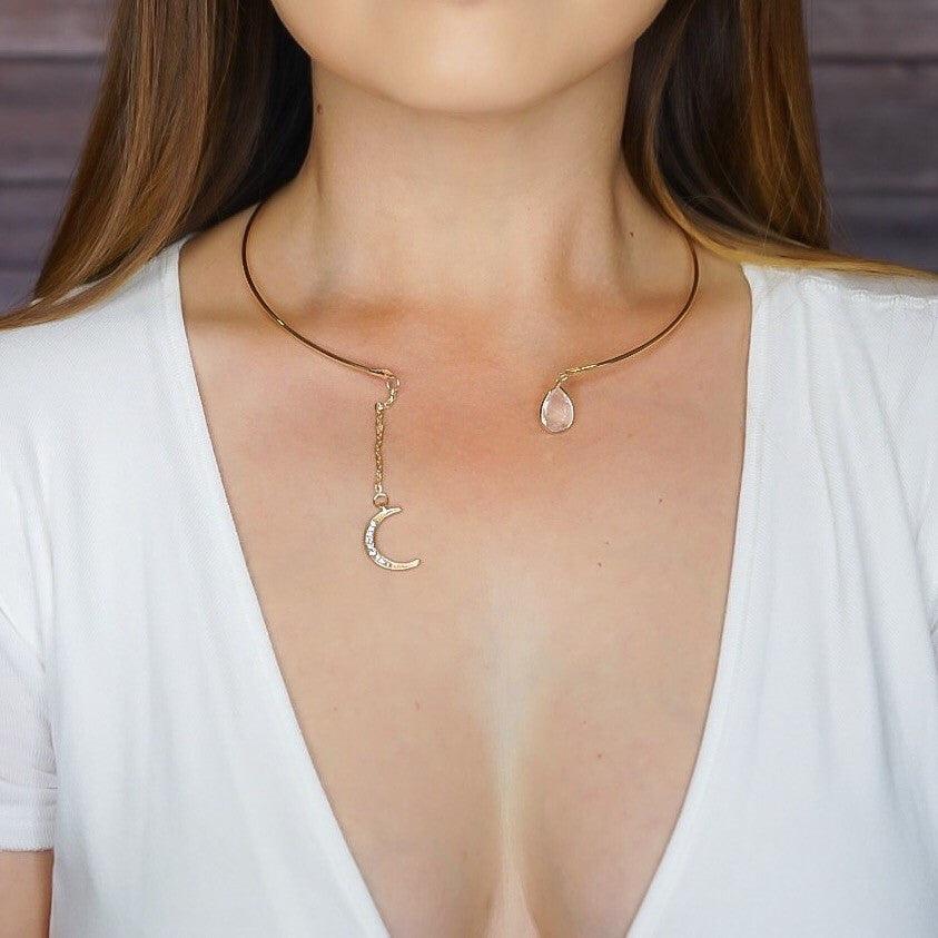 Crescent Moon Open Choker - 17 LEFT! - The Songbird Collection 