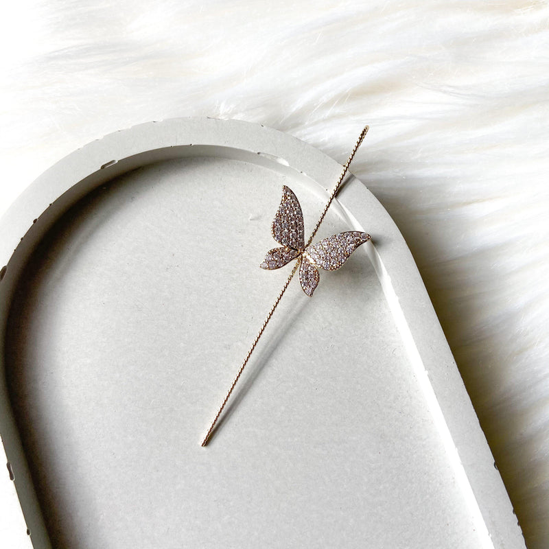 Mariposa Butterfly Ear Hook / Ear Cuff - 2 Styles-Earrings-The Songbird Collection