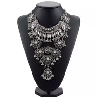 Sacred Lotus Maxi Statement Necklace - The Songbird Collection 