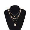 ❤️ Heart & Lock Layered Chain Necklace - LOW STOCK! - The Songbird Collection 