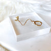 Ava Chain Link Huggie Earring-Earrings-The Songbird Collection