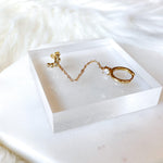 Ava Chain Link Huggie Earring-Earrings-The Songbird Collection