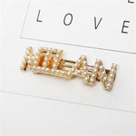 Jet Setter Pearl Hair Barrettes - LAST CHANCE! - The Songbird Collection 