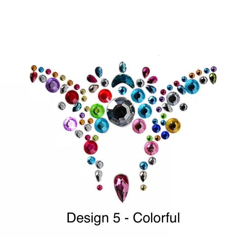 Belly Button Design 5 Colorful - 2 LEFT