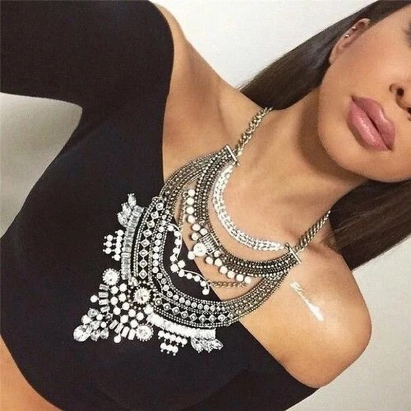Zia Maxi Statement Necklace - The Songbird Collection 