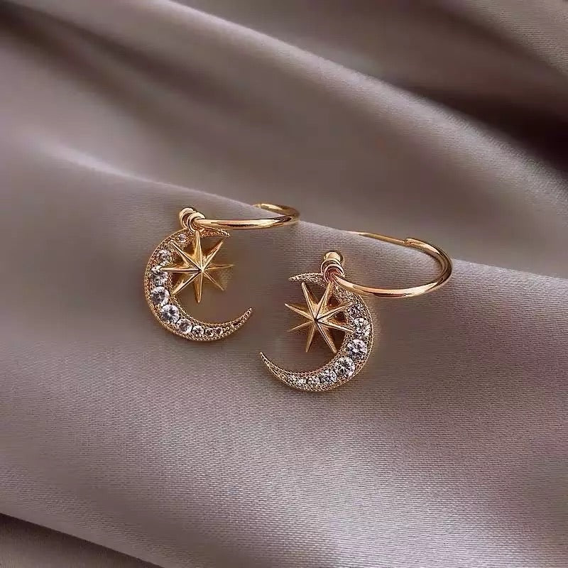Moonlight Whisper Earrings - The Songbird Collection 