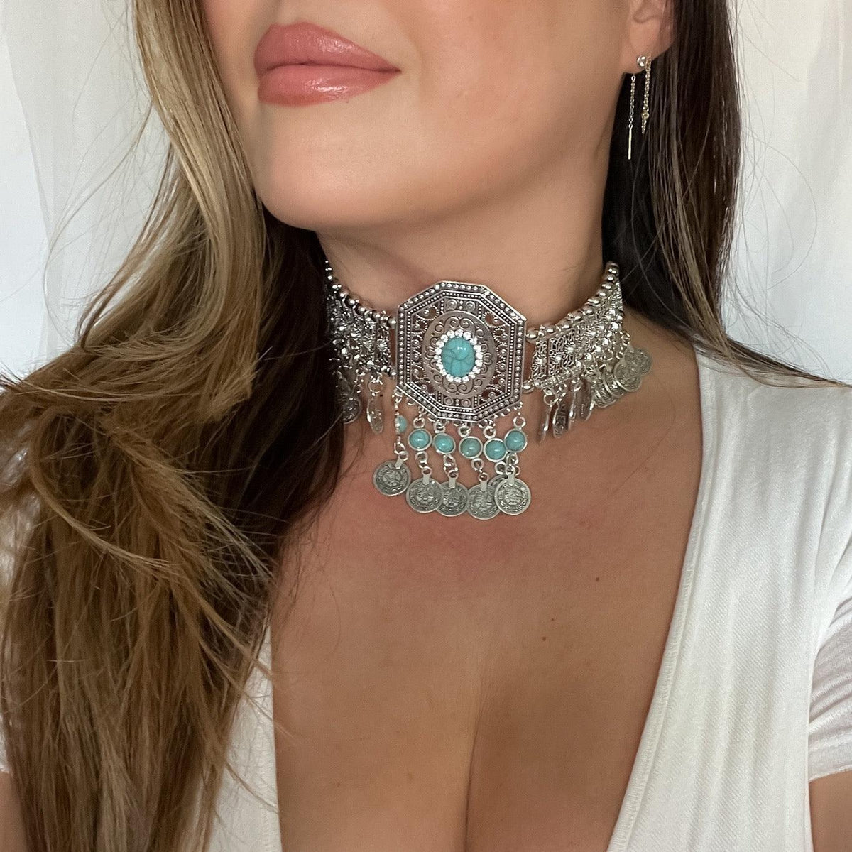 Tara Boho Statement Choker - 4 Colors-Necklaces-The Songbird Collection