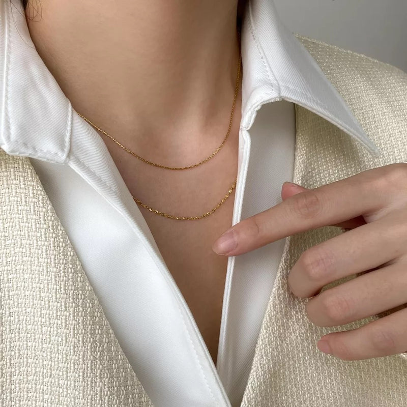Kellis Layered Necklace-Necklaces-The Songbird Collection