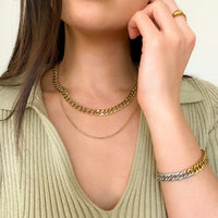 Kara Layered Necklace-Necklaces-The Songbird Collection