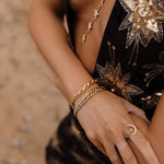 Kassia Block Chain Bracelet