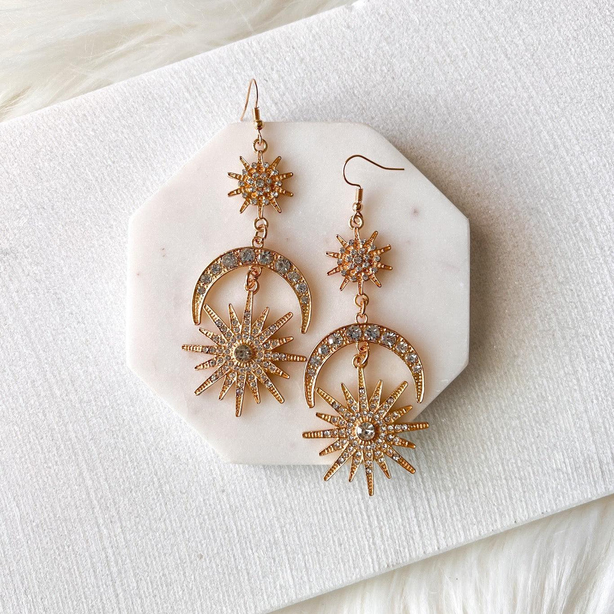 Sun, Star & Moon Earrings - Best Seller! - The Songbird Collection 