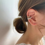 Cerise Pearly Ear Cuff - 3 Styles-Earrings-The Songbird Collection