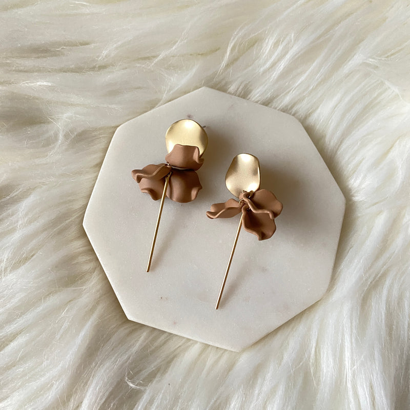 Petite Petal Drop Earrings - LAST CHANCE / FINAL SALE-Earrings-The Songbird Collection