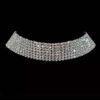 Reina Rhinestone Choker - 4 Sizes! - The Songbird Collection 