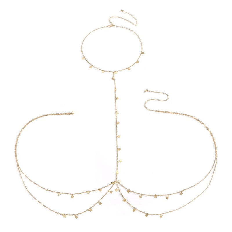 Stardust Body Chain-Body Jewelry-The Songbird Collection