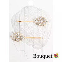 La Soiree Rhinestone Hair Pin Duos - The Songbird Collection 