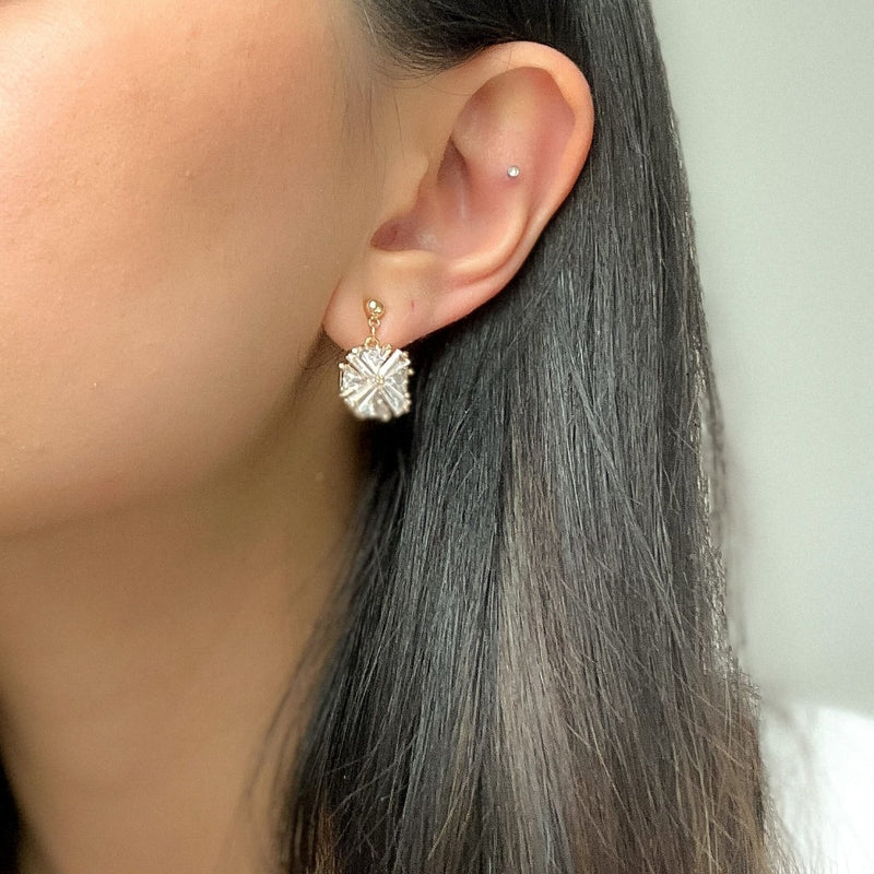 Nara Crystal Earrings-Earrings-The Songbird Collection