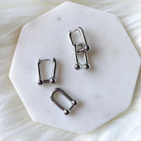 Bar-Belle Chain Link Earrings - Get that Celebrity Look! - The Songbird Collection 