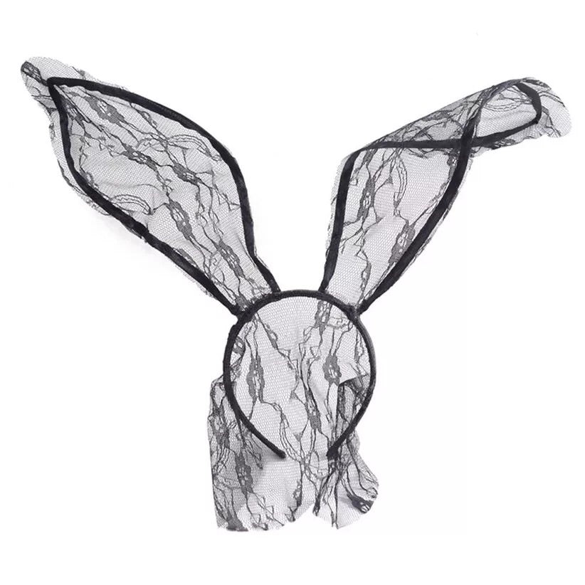 🐰 Black Lace Bunny Ear Headband - 4 Choices! LOW STOCK!! - The Songbird Collection 
