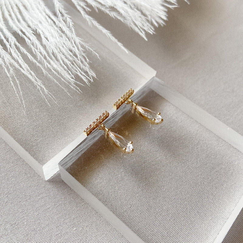 Liara Mini Crystal Drop Earrings - RESTOCKED! - The Songbird Collection 