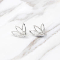 Flower Back Ear Jacket Earrings - Now In 4 Colors! LOW STOCK! - The Songbird Collection 