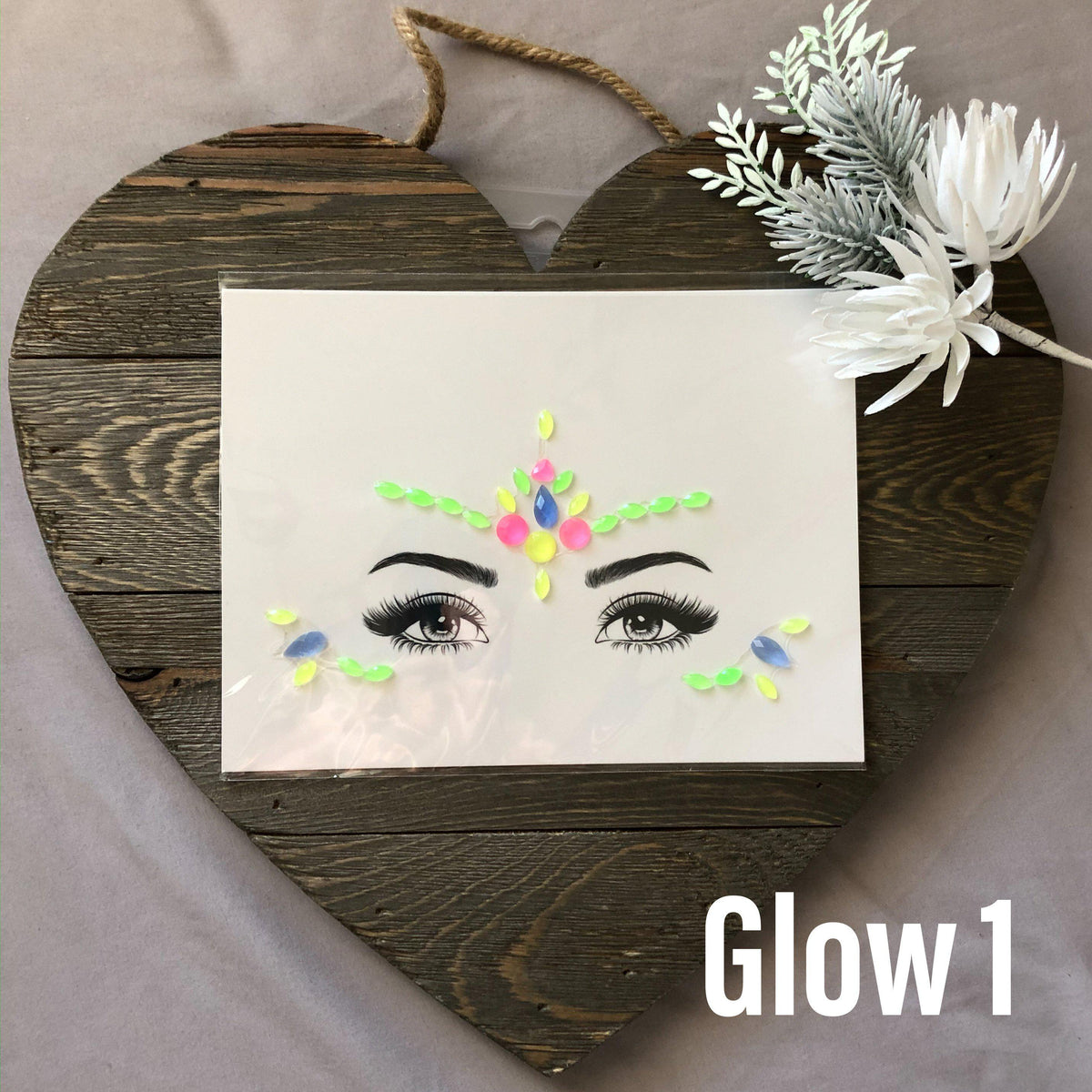 Glow in the Dark Face Gems - 14 NEW Designs for 2020! - The Songbird Collection 