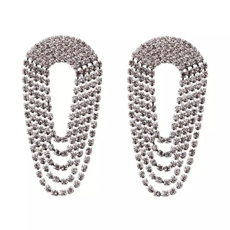 Roa Rhinestone Statement Earrings - LOW STOCK! - The Songbird Collection 