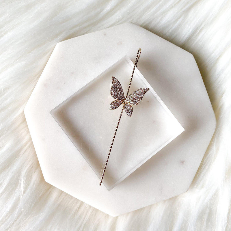 Mariposa Butterfly Ear Hook / Ear Cuff - 2 Styles-Earrings-The Songbird Collection
