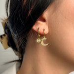 Starry Night Huggies-Earrings-The Songbird Collection