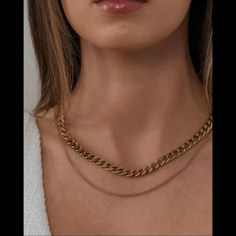 Kara Layered Necklace-Necklaces-The Songbird Collection