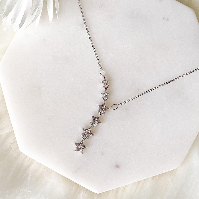 Star Crossed Sterling Silver Necklace - 4 LEFT - The Songbird Collection 