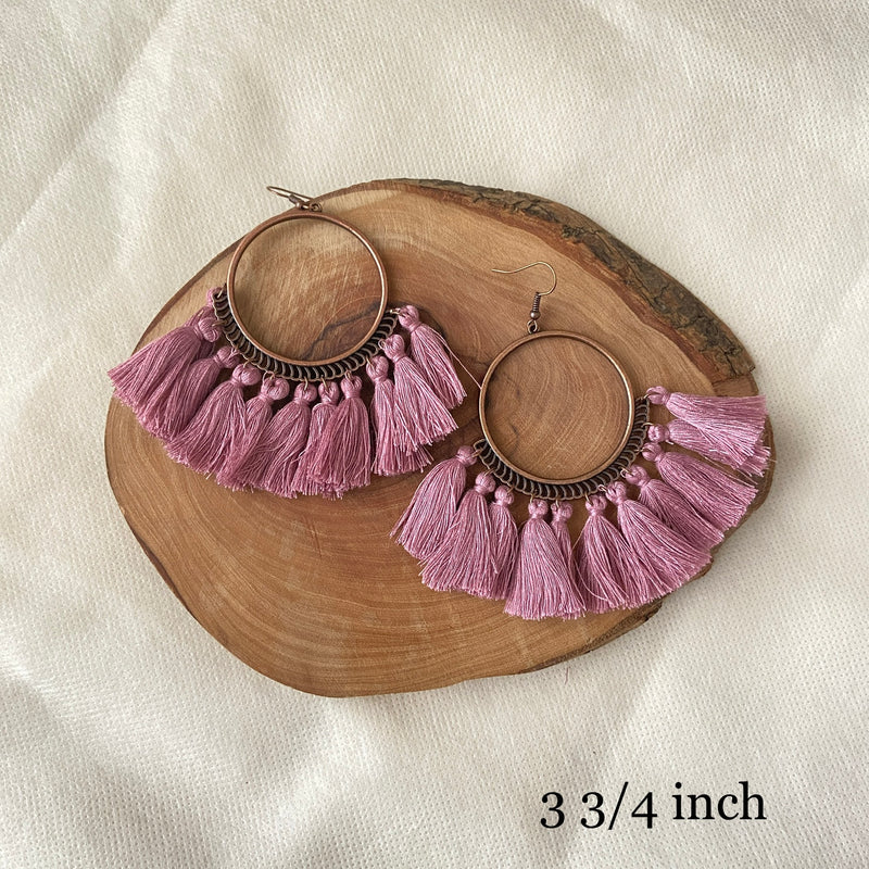 Bohemian Tassel Earrings - LAST CHANCE-Earrings-The Songbird Collection