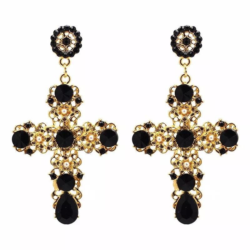 Sovereign Cross Earring Collection-Earrings-The Songbird Collection