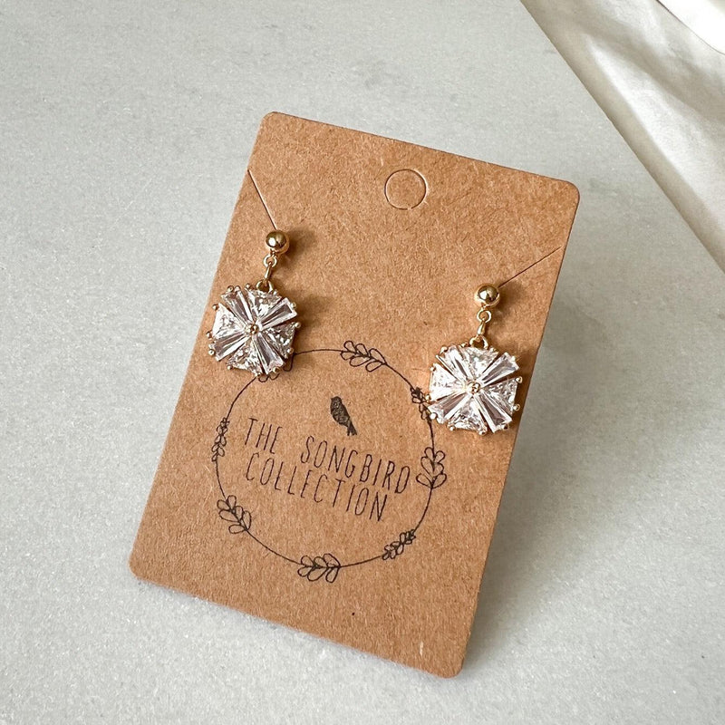 Nara Crystal Earrings-Earrings-The Songbird Collection