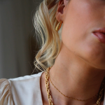 Emile Croissant Earrings-Earrings-The Songbird Collection