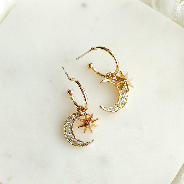 Moonlight Whisper Earrings - The Songbird Collection 