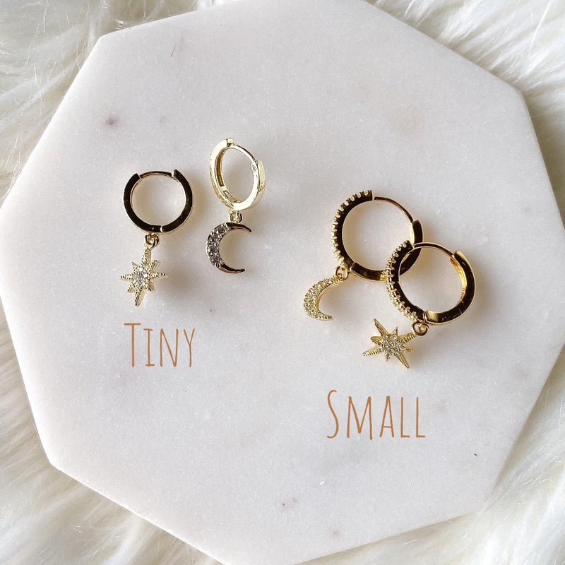 Moon & Star Huggies - Now in 2 Sizes/Styles LOW STOCK! - The Songbird Collection 