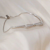 Bowtie Bracelet - 925 Sterling Silver-Bracelets-The Songbird Collection