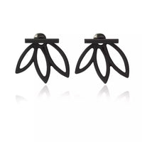 Flower Back Ear Jacket Earrings - Now In 4 Colors! LOW STOCK! - The Songbird Collection 