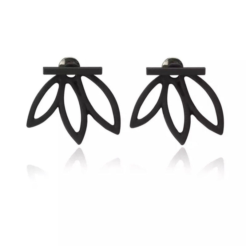 Flower Back Ear Jacket Earrings - Now In 4 Colors! LOW STOCK! - The Songbird Collection 