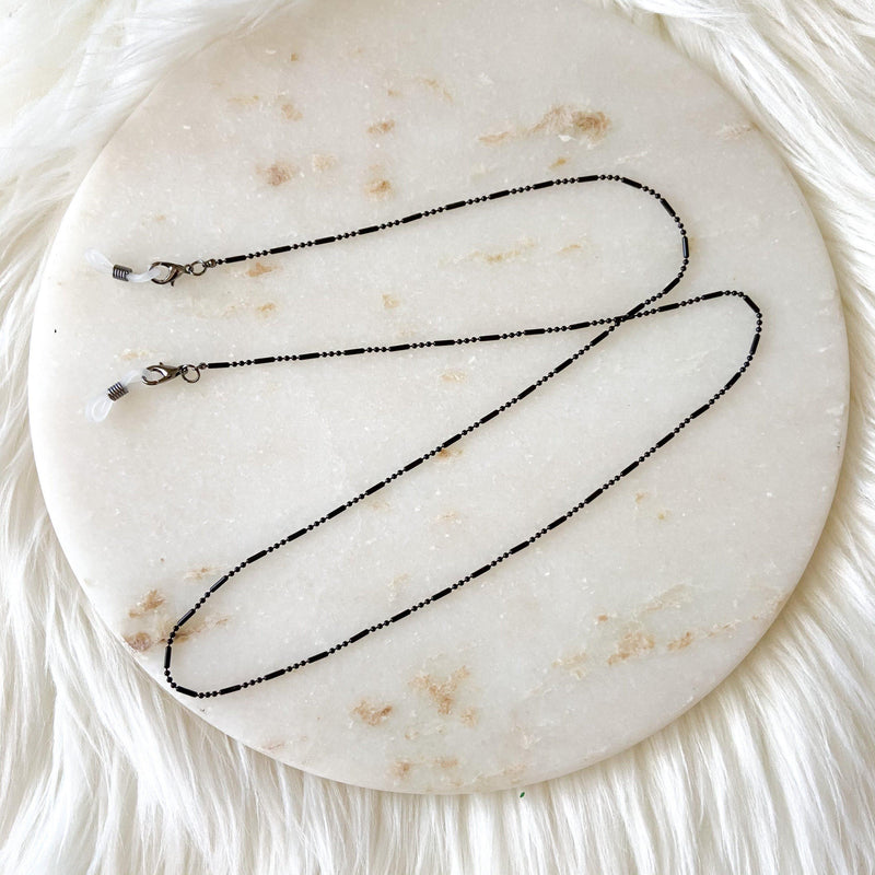 Chic Black Mask / Glasses Chains - LAST CHANCE / FINAL SALE-Accessories-The Songbird Collection