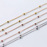 Satellite Beads 925 Sterling Silver Choker - The Songbird Collection 